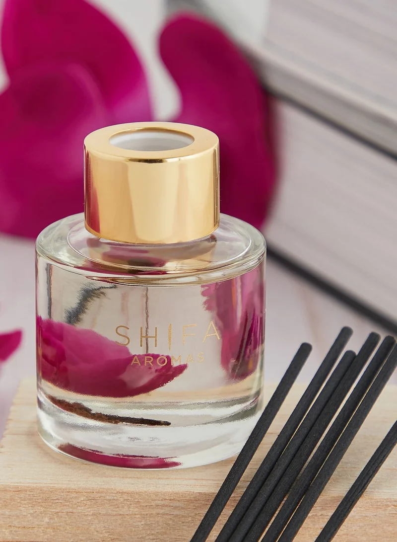 Shifa Aromas Rose Otto, Oud & Peony Candle & Diffuser Set