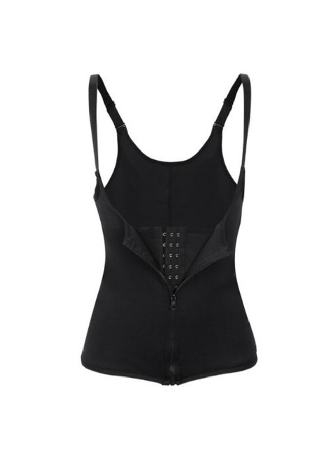 walklifes Corset Women's Waist Corset Tummy Tightening Buckle Cross Border Neoprene Sports and Fitness Clothing Zippered Breast Support Shapewear, Adjustable Waistband Shaping Corset with - Image 1