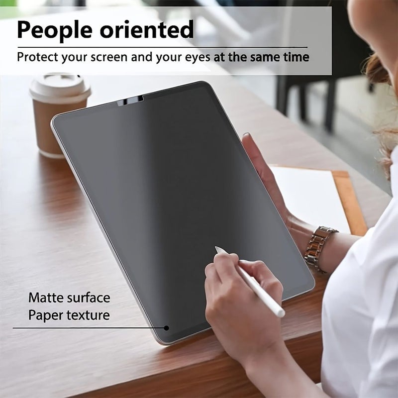2 Pcs Paperfeel Screen Protector Anti Glare Designed For Galaxy Tab S5e Tab S6 Lite Tab S7 Tab S8 Tab S9 Tab S9 Fe Tab A9 Plus Tab S9 Fe Plus Tab S8 Plus Tab S7 Fe Tab S7 Plus Matte Drawing Film - Image 4