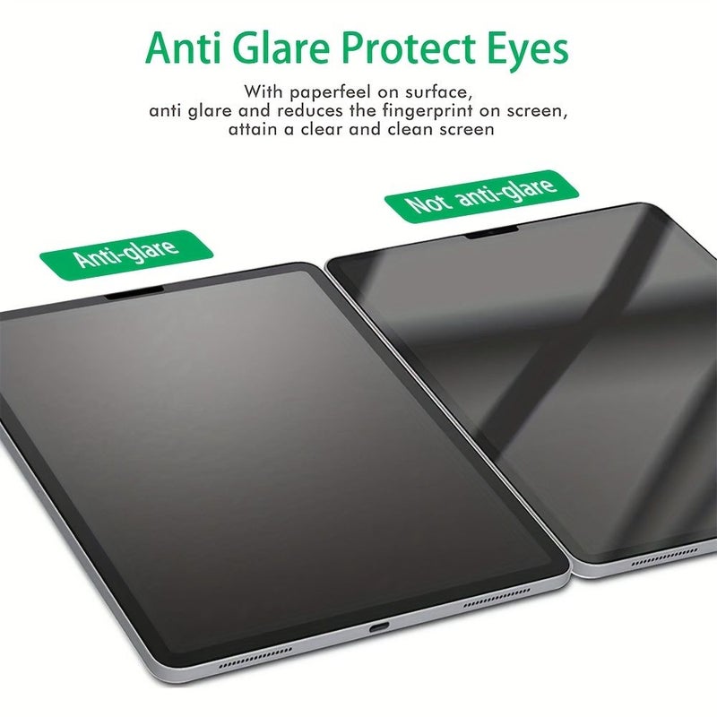 2 Pcs Paperfeel Screen Protector Anti Glare Designed For Galaxy Tab S5e Tab S6 Lite Tab S7 Tab S8 Tab S9 Tab S9 Fe Tab A9 Plus Tab S9 Fe Plus Tab S8 Plus Tab S7 Fe Tab S7 Plus Matte Drawing Film - Image 3