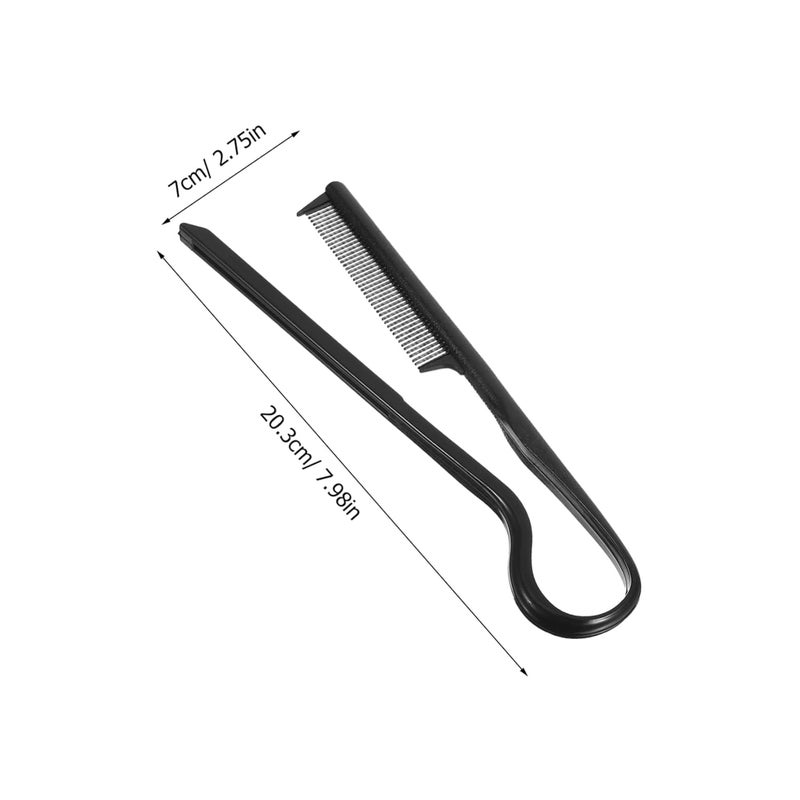 2Pcs Hair Combs For Styling And Control With Hair Straightener Quick Touch Ups - Image 3