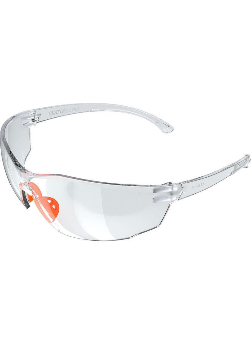 Baymax Work Safety Glasses Protective Silicone Burr Glasses S1100 Transparent  - Image 1
