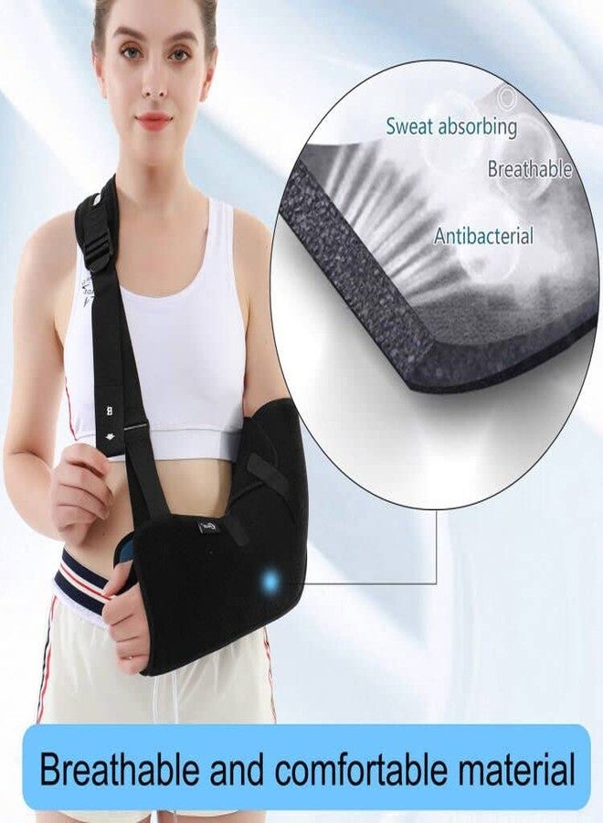 HKJD Arm Sling Shoulder sling Immobilizer for Shoulder Injury - Rotator Cuff Support Brace - Comfortable Medical Sling for Men and Women for Broken, Dislocated, Fracture, Strain Left and Right Arm - Image 2