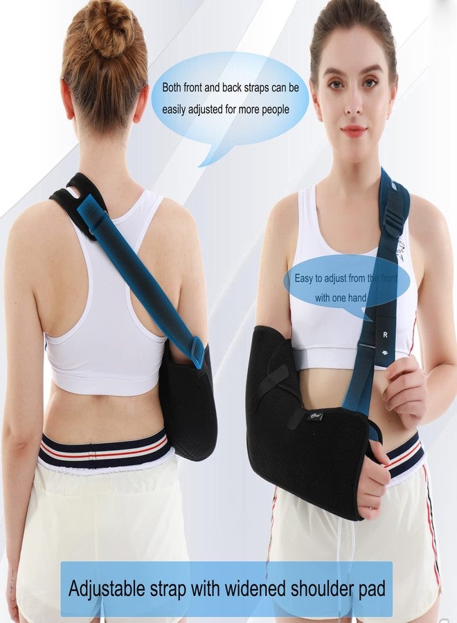 HKJD Arm Sling Shoulder sling Immobilizer for Shoulder Injury - Rotator Cuff Support Brace - Comfortable Medical Sling for Men and Women for Broken, Dislocated, Fracture, Strain Left and Right Arm - Image 4