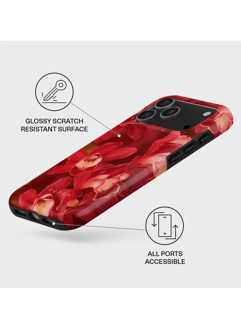 BURGA iPhone 17 Pro Max Goddness Energy Premium Case Compatible with Hybrid Dual-Layer Hard Shell + Silicone Protection - Scratch-Resistant Shockproof Mobile Cover