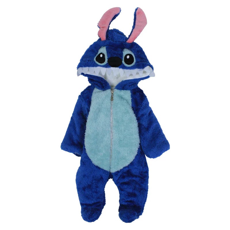 Bebic Kids wear Unisex Baby Hooded Baby Bodysuit – Indigo Stitch Design - Image 1