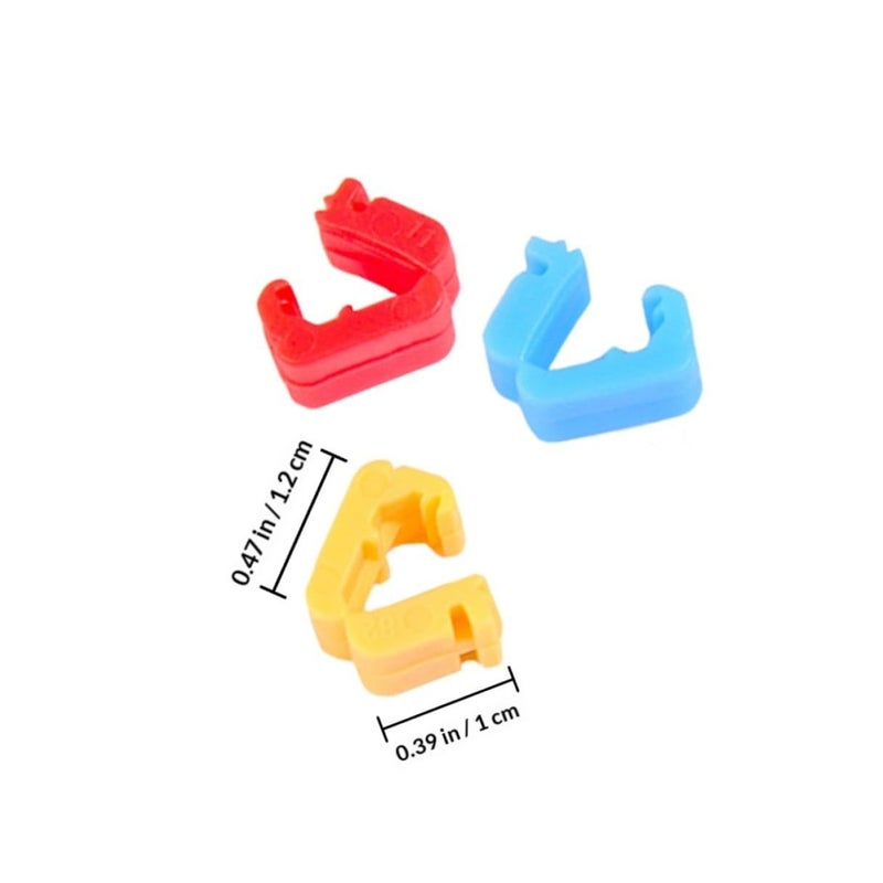100pcs Balloon Sealing Clips Plastic Clamps for Birthday Holiday Party Decorations - Image 3