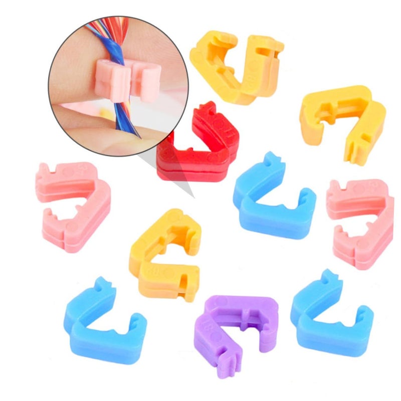 100pcs Balloon Sealing Clips Plastic Clamps for Birthday Holiday Party Decorations - Image 5