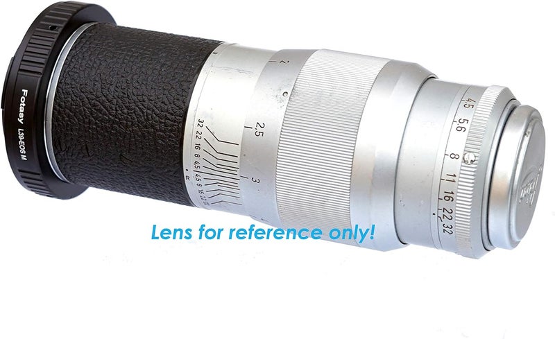 Fotasy محول عدسة لايكا M39 إلى تركيب كانون EF-M، محول عدسة L39 39mm LTM، متوافق مع كاميرات كانون EF M المرايا EOS M M1 M2 M3 M5 M6 M6 Mark II M10 M50 M100 M200 - Image 3