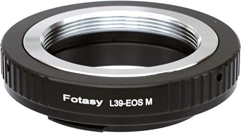 Fotasy محول عدسة لايكا M39 إلى تركيب كانون EF-M، محول عدسة L39 39mm LTM، متوافق مع كاميرات كانون EF M المرايا EOS M M1 M2 M3 M5 M6 M6 Mark II M10 M50 M100 M200 - Image 2