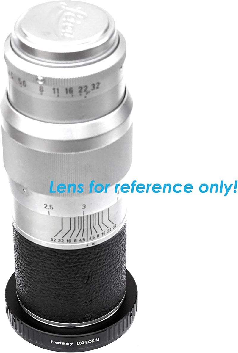 Fotasy محول عدسة لايكا M39 إلى تركيب كانون EF-M، محول عدسة L39 39mm LTM، متوافق مع كاميرات كانون EF M المرايا EOS M M1 M2 M3 M5 M6 M6 Mark II M10 M50 M100 M200 - Image 4