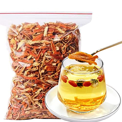 TEAERPKLAE Dry orange peel tea bag 7.05 oz/200g Asian condiment dried citrus peel Dried orange peel Chenpi silk mandarin oranges - Image 1