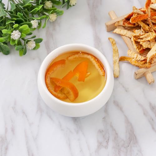 TEAERPKLAE Dry orange peel tea bag 7.05 oz/200g Asian condiment dried citrus peel Dried orange peel Chenpi silk mandarin oranges - Image 3