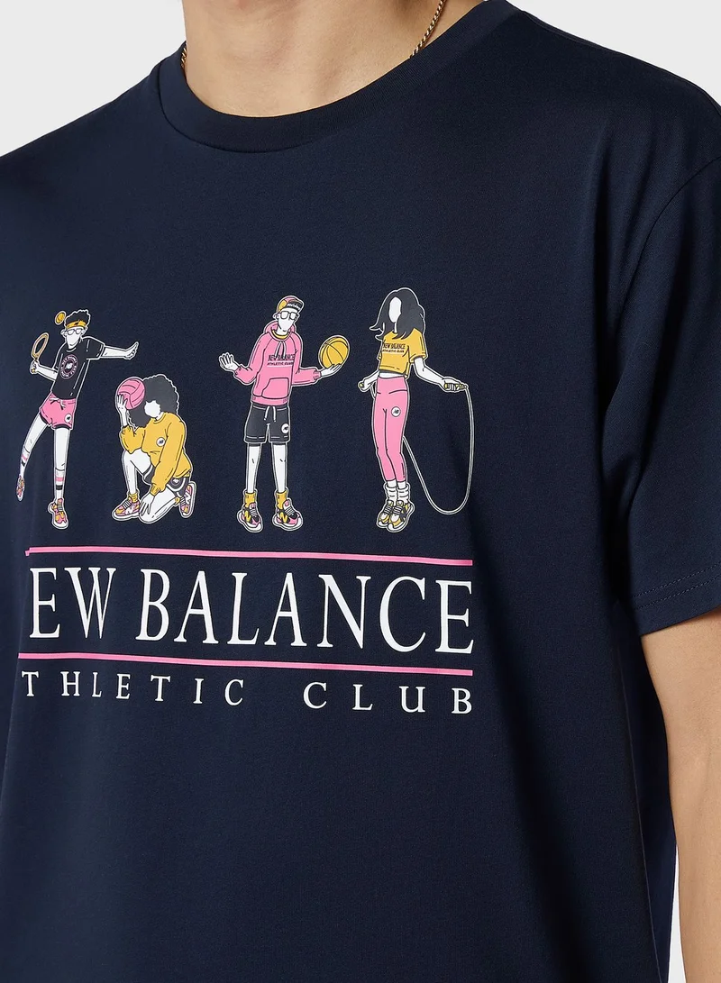 New Balance Essential Athletics Club T-Shirt