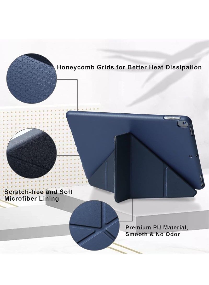 ELTRAZONE iPad 10.2 Inch Case, Compatible with iPad 9th Generation 2021, iPad 8th Generation 2020 & iPad 7th Generation 2019, 5-in-1 Multiple Viewing Angles, Auto Wake/Sleep, Soft Back Cover, Sky Blue - Image 3