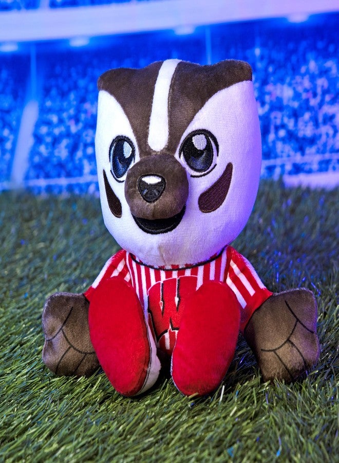 Bleacher Creatures Wisconsin Badgers Bucky Badger 8" Mascot Kuricha Sitting Plush - Soft Chibi Inspired Mascot - Image 4