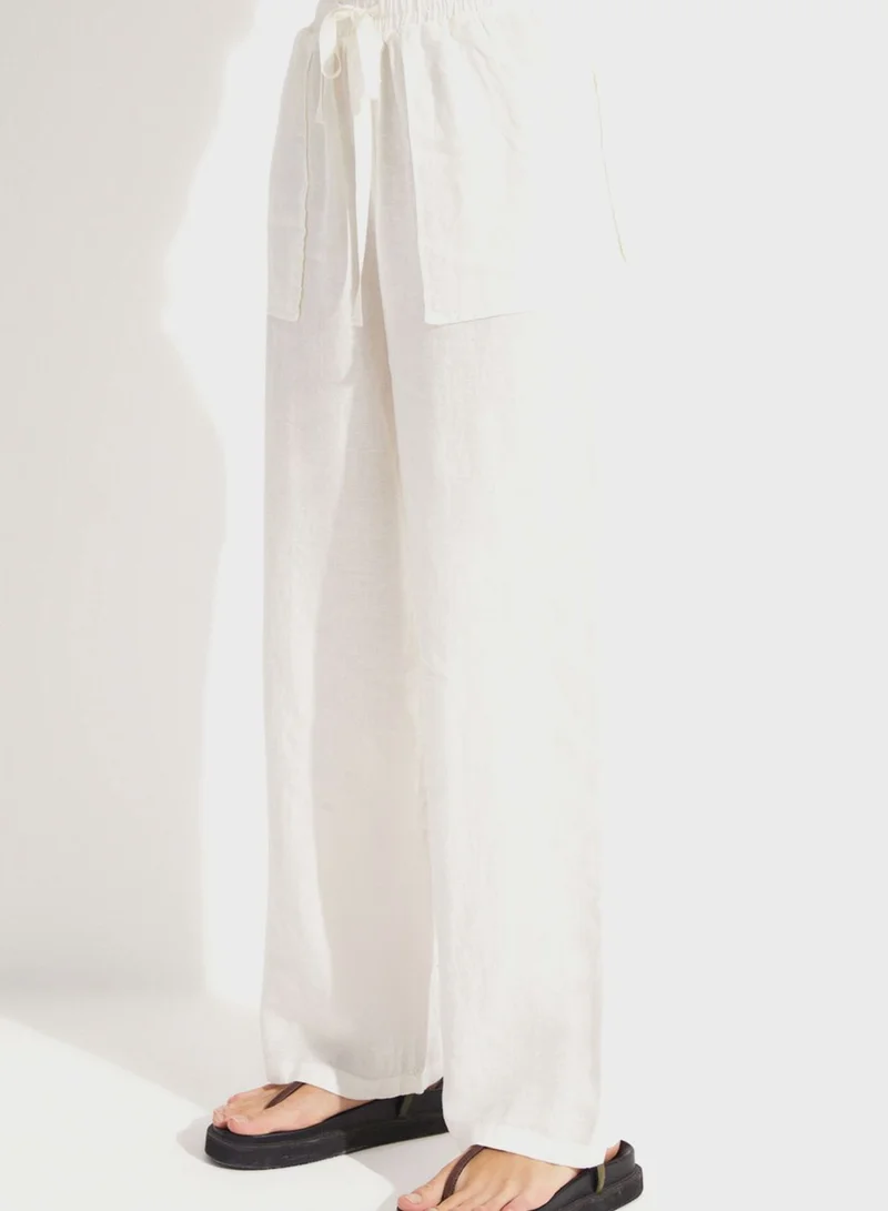 جون High Waist Pants