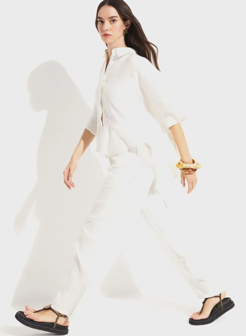 جون High Waist Pants