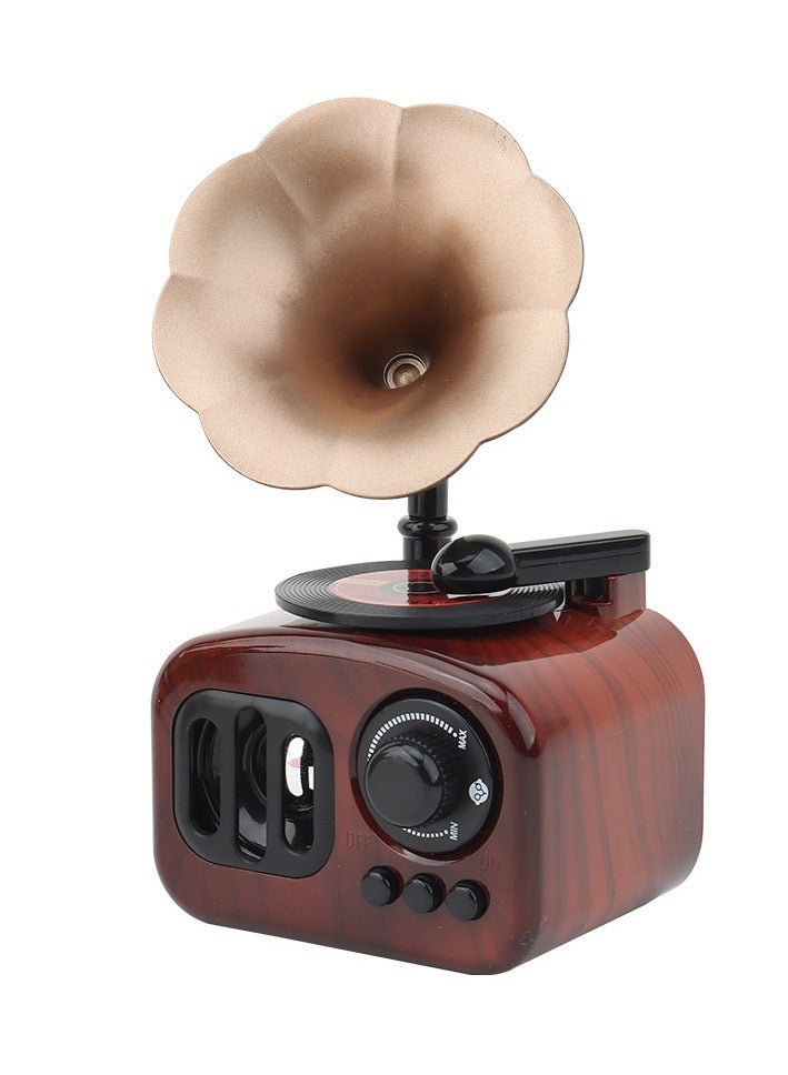 general Retro phonograph model music box music box home decoration photography props living room decorations children's gifts - Image 1