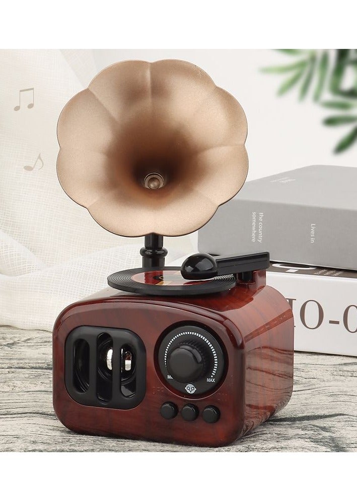 general Retro phonograph model music box music box home decoration photography props living room decorations children's gifts - Image 2