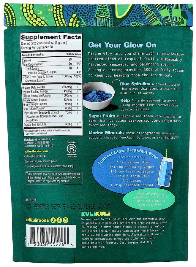 Kuli Kuli Organic Superfood Blend Marine Glow 6 oz (170 g) - Image 2