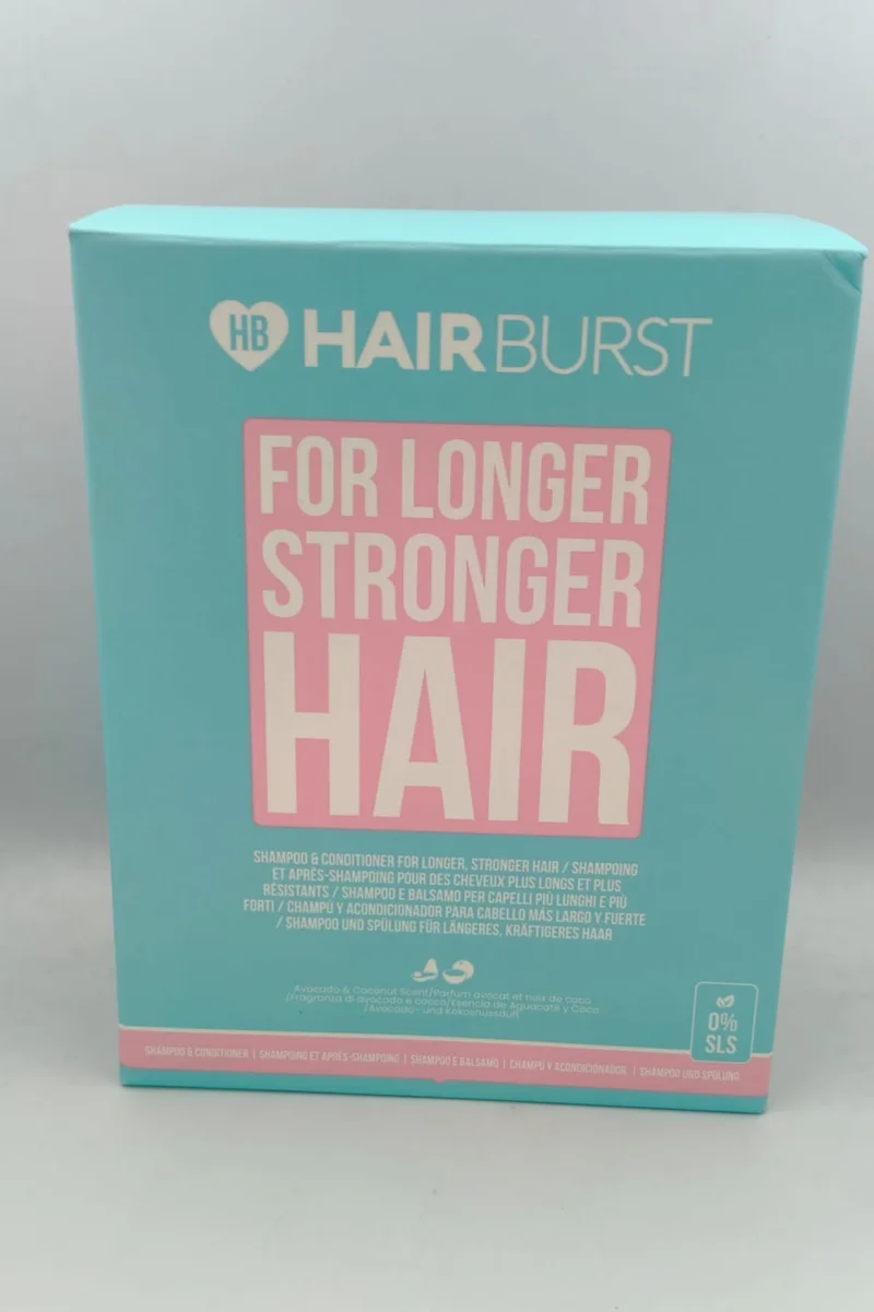 HAIR BURST Shampoo and Conditioner Set - SLS Free Hair Growth and Thickening Treatment for Women - Coconut and Avocado Scented - Suitable for All Hair Types, Promotes Strong and Healthy Hair