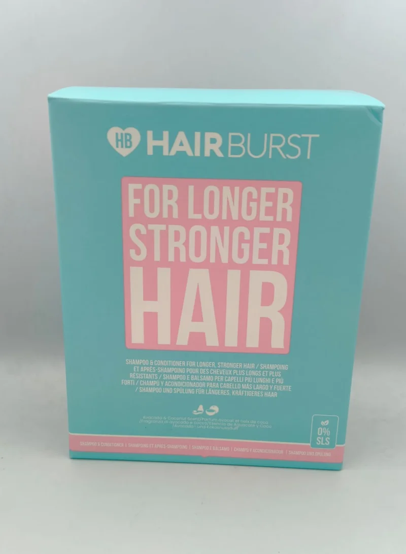 HAIR BURST Shampoo and Conditioner Set - SLS Free Hair Growth and Thickening Treatment for Women - Coconut and Avocado Scented - Suitable for All Hair Types, Promotes Strong and Healthy Hair