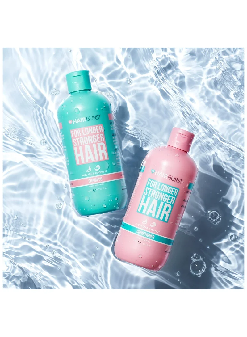 HAIR BURST Shampoo and Conditioner Set - SLS Free Hair Growth and Thickening Treatment for Women - Coconut and Avocado Scented - Suitable for All Hair Types, Promotes Strong and Healthy Hair