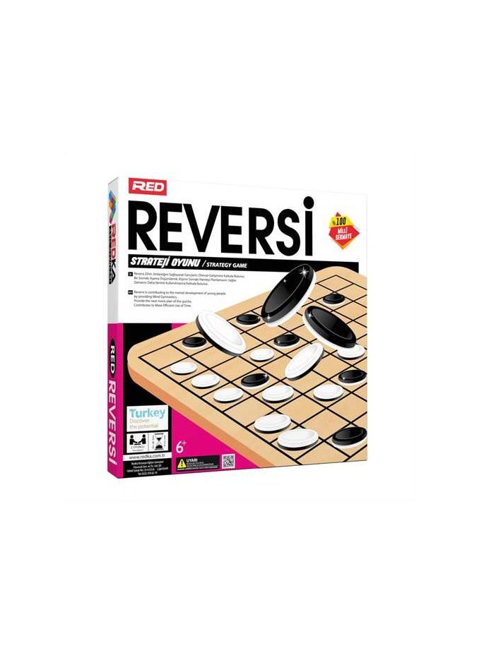 redka Redka Reversi Wooden Brain Game, Strategic Planning Game for Brain Intelligence - Image 1