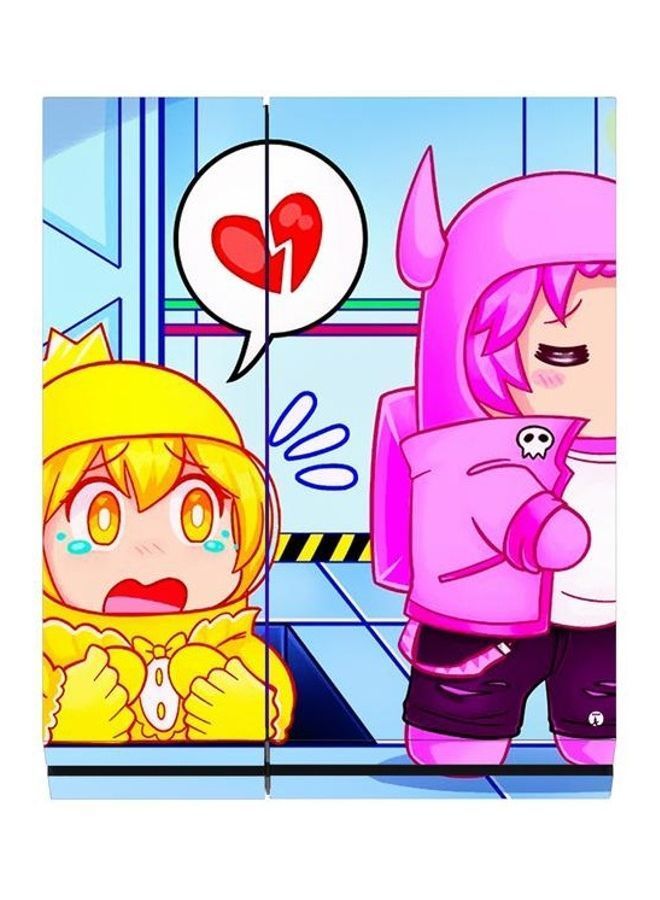 NIBEMINENT Self-Adhesive Printed Sticker For Sony PlayStation 4