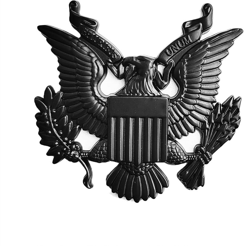 OnlyYou.X US Army Emblem Metal Decal for Universal Pickup and Car - Black - Image 1