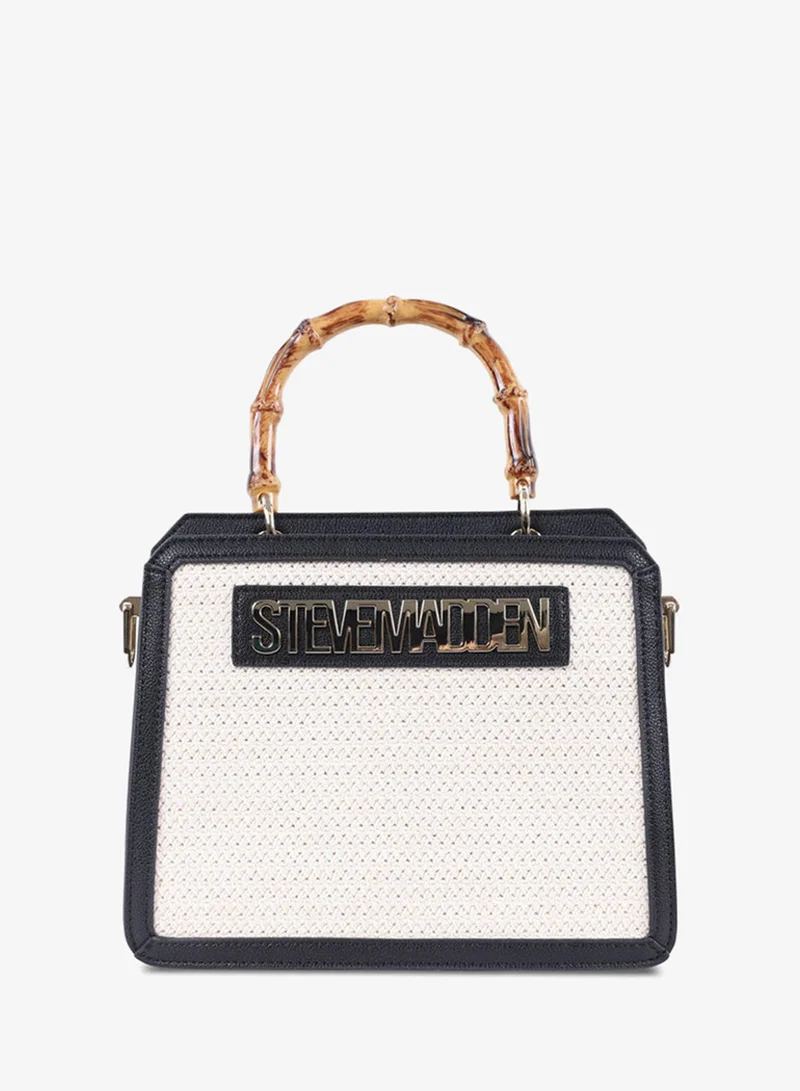 ستيف مادن Bflorens Logo Detail Top Handle Bag