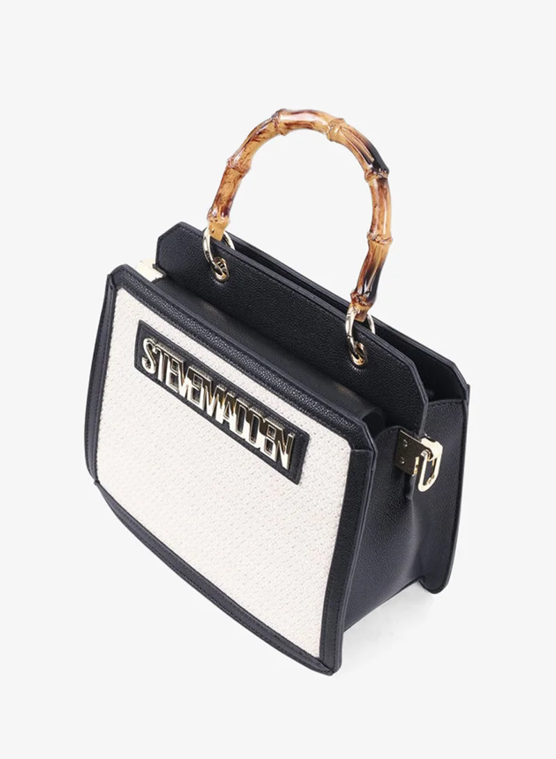 ستيف مادن Bflorens Logo Detail Top Handle Bag