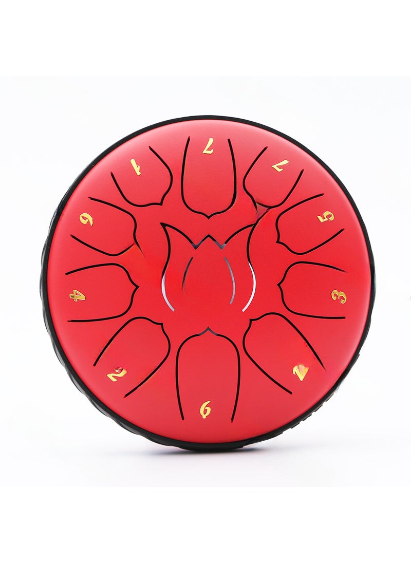 6-Inch 11-Tone Steel Tongue Drum for Beginners Chinese red - pzsku/Z33895C782556C27FE3A9Z/45/_/1732631178/2b3df798-e08c-4a17-ba14-3fbb1e848518