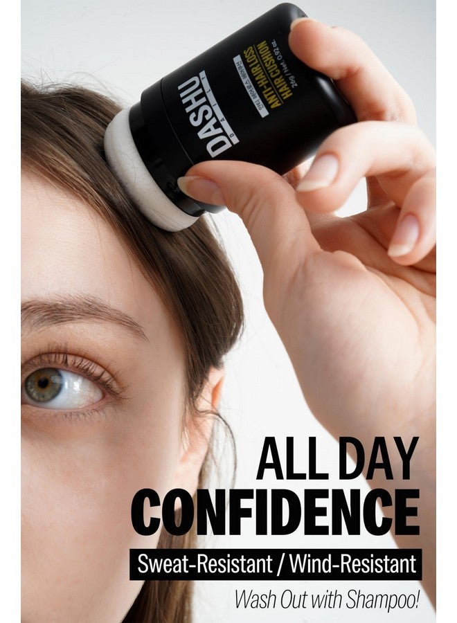 DASHU Daily Anti-Hair Loss Hair Cushion Black .56oz - Thick & Full Looking Hair, Safe from Sweating & Raining - Image 3