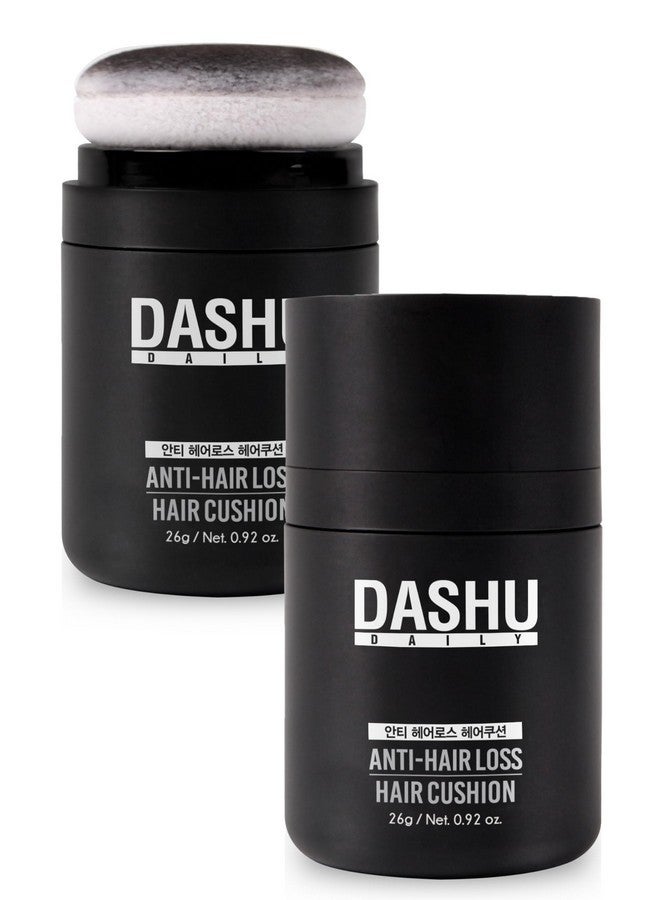 DASHU Daily Anti-Hair Loss Hair Cushion Black .56oz - Thick & Full Looking Hair, Safe from Sweating & Raining - Image 1