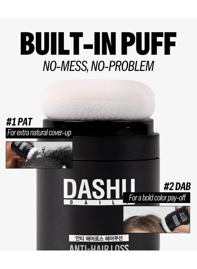 DASHU Daily Anti-Hair Loss Hair Cushion Black .56oz - Thick & Full Looking Hair, Safe from Sweating & Raining - Image 5