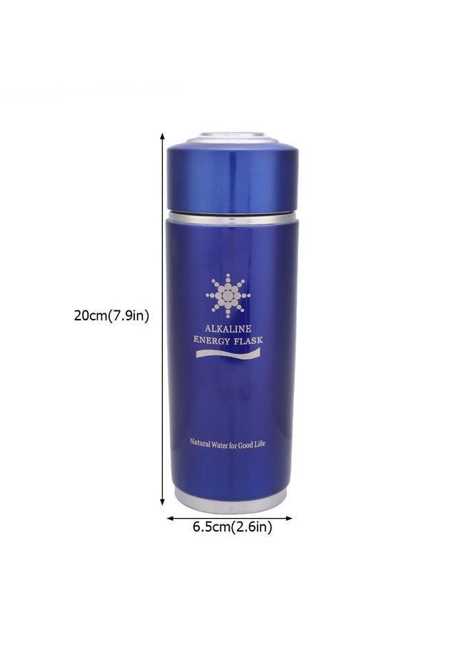 Arabest - Alkaline Water Bottle Nano Balance Bio Energy Lonizer Cup Flask Double Filter Core(Blue) - Image 1