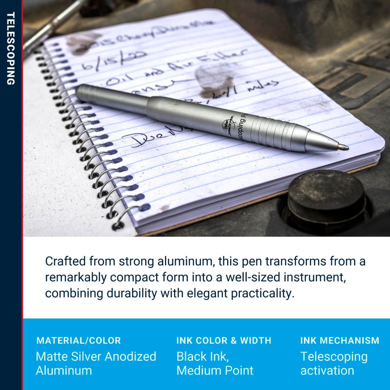 Fisher Space Pen Telescoping Space Pen, Ballpoint, Black Ink, Gift Box - Image 3