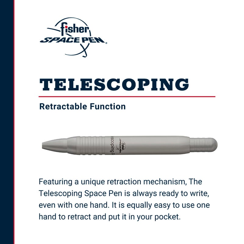 Fisher Space Pen Telescoping Space Pen, Ballpoint, Black Ink, Gift Box - Image 2