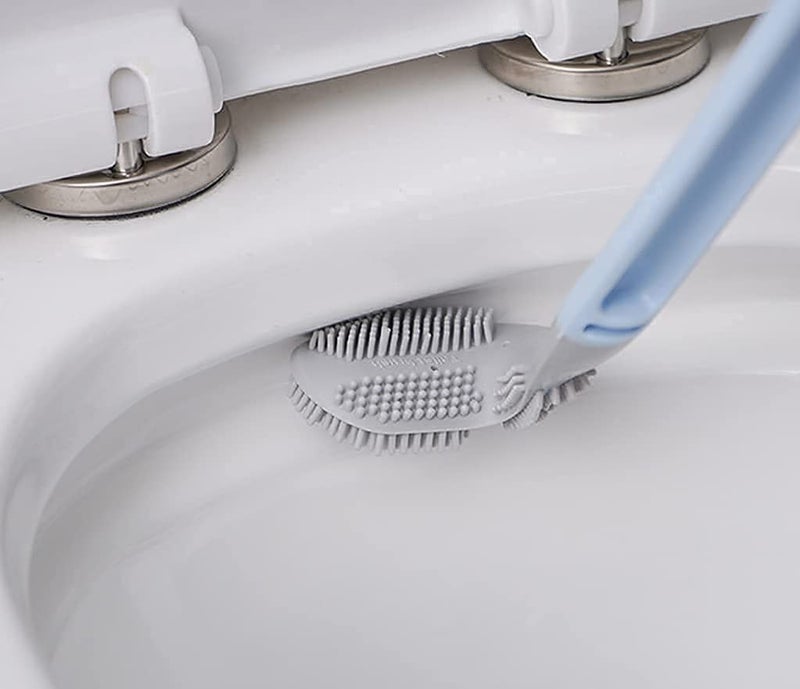 AVMPHD Golf Silicon Toilet Brush with Slim No-Slip Long Handle, 360 Deep Golf Head Brush Toilet Bowl Cleaner Brush, Golf Toilet Brushes for Bathroom Cleaning Brush (Pack of 1) - Image 2
