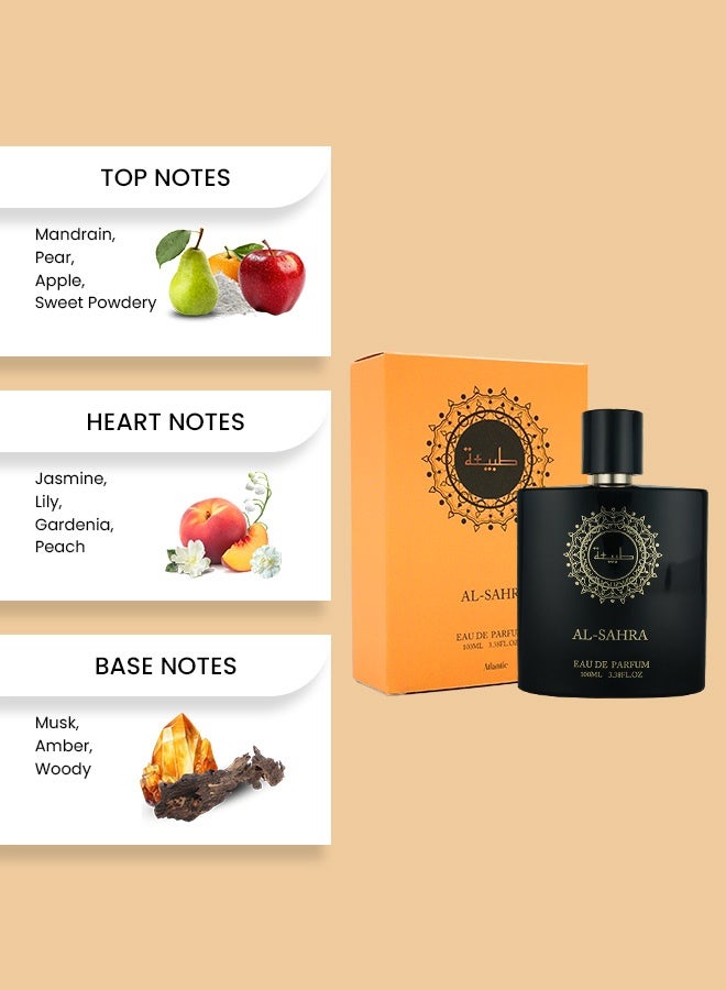 أتلانتيك سلسلة عطور أتلانتيك، عطر طبيعة الصحراء العربي للرجال والنساء، 100 مل، مجموعة عطور فاخرة للرجال والسيدات - Image 2