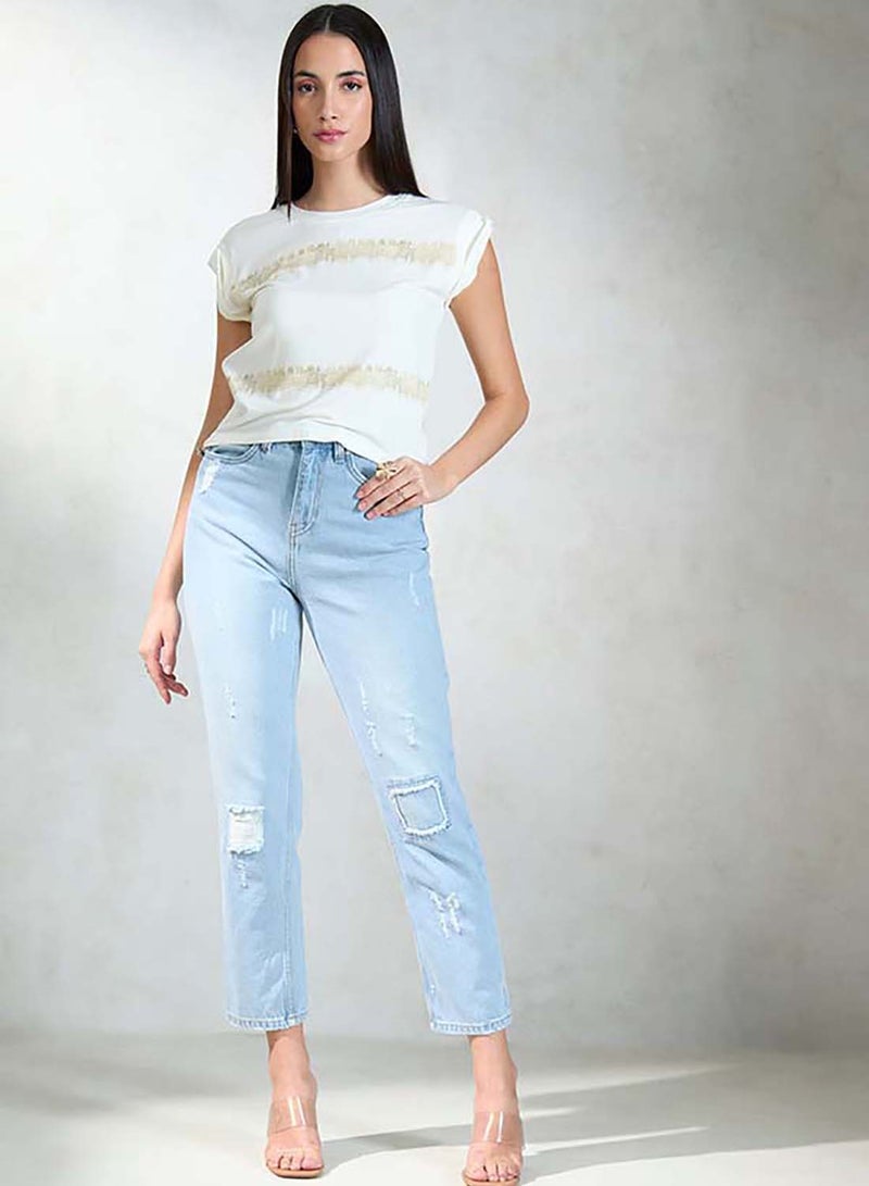 Virgio VIRGIO 100% Viscose Comfy Viscose Jersey Top - Image 1