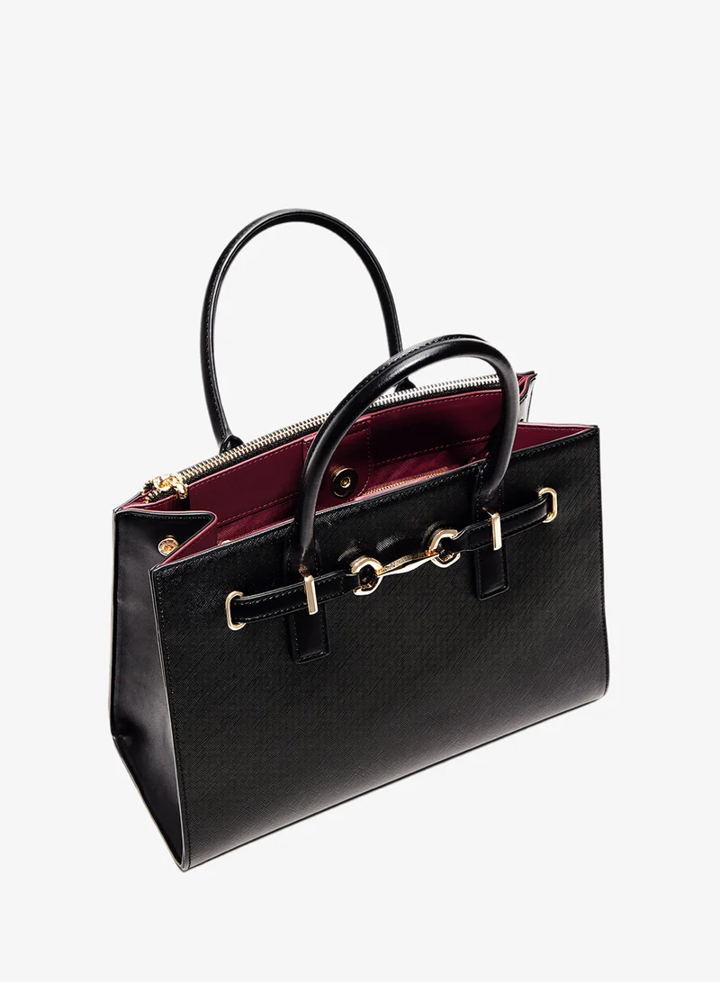 Aldo BLACK Evielyne Satchel Bag for Women | Best Price UAE