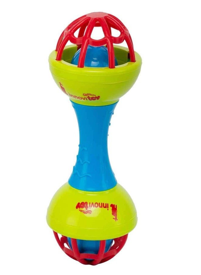 YUIOP - Rattle Set & Teether Toy - Ergonomic Grip - Melodious Sound - Smooth Rolling - Baby Toys - Attractive Colors - Baby Safe (7 Pcs (Combo 1)) - Image 4