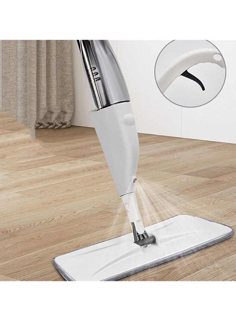 AURORA Microfiber Spray Mop for Floor Cleaning with Refillable Water Tank & Microfiber Flat Pad Head – 360° Easy Floor Cleaning Mop for Tile, Marble, Wood & Home –Wet & Dry Replaceable Microfiber Pads– Lightweight Household Mop with Trigger Spray Bottle for Wood, Tile, Laminate & Vinyl Floors - Image 4