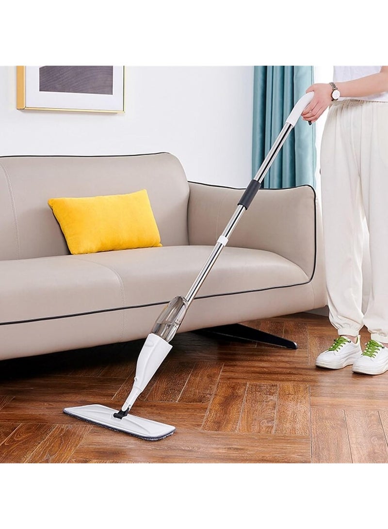AURORA Microfiber Spray Mop for Floor Cleaning with Refillable Water Tank & Microfiber Flat Pad Head – 360° Easy Floor Cleaning Mop for Tile, Marble, Wood & Home –Wet & Dry Replaceable Microfiber Pads– Lightweight Household Mop with Trigger Spray Bottle for Wood, Tile, Laminate & Vinyl Floors - Image 5