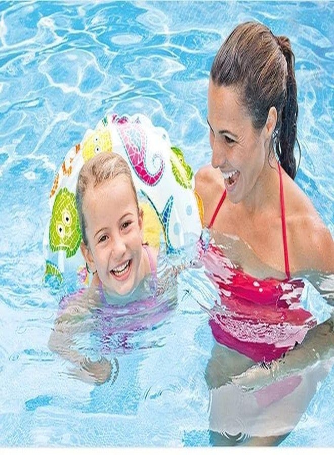 DHARNIX Swimming Printed Safety Pool Ring Tube | Fun & Secure Inflatable Float for Kids, Boys, Girls & Adults | Vibrant Beach & Pool Raft (20 Inch) - Image 5