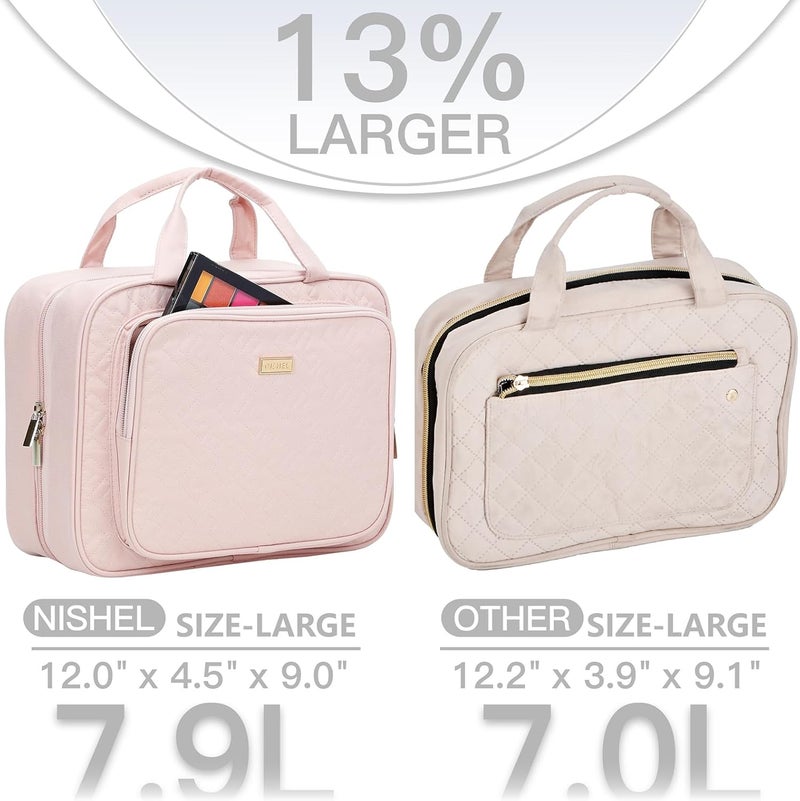 Large Size Toiletry Bag - Pink - Image 2