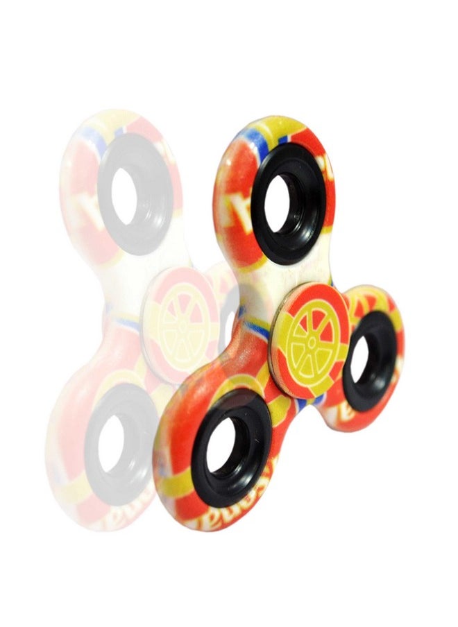 Premsons - Premsons® Hand Spinner Desk Toy - High Speed Smooth Finger Spin Sensory Fidget Stress Relief Game Play for Kids & Adults - Birthday Party Gift - Single Bearing - Football-A - Image 1